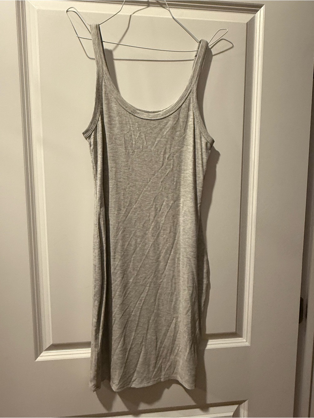 Express Sleeveless Gray Tank Dress
